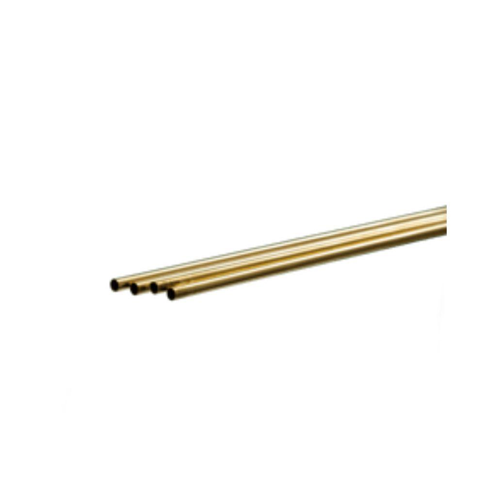 KS Metals Brass Tube 8Mm Odx.45Mm Wall-4Pcs