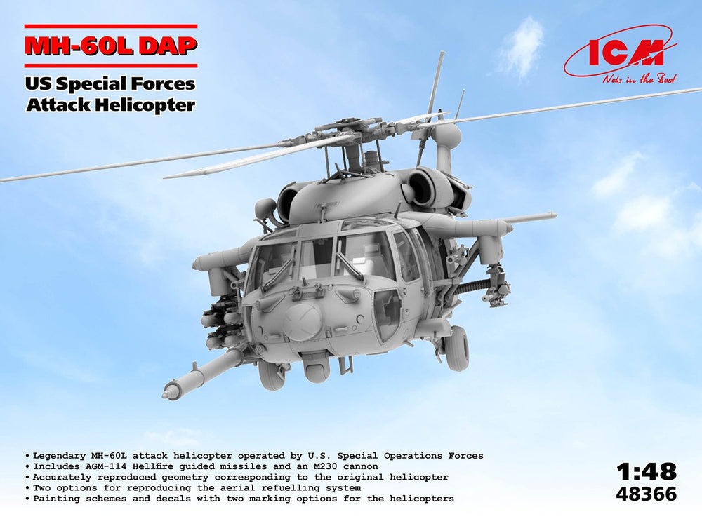 ICM 1:48 MH-60L DAP Helicopter