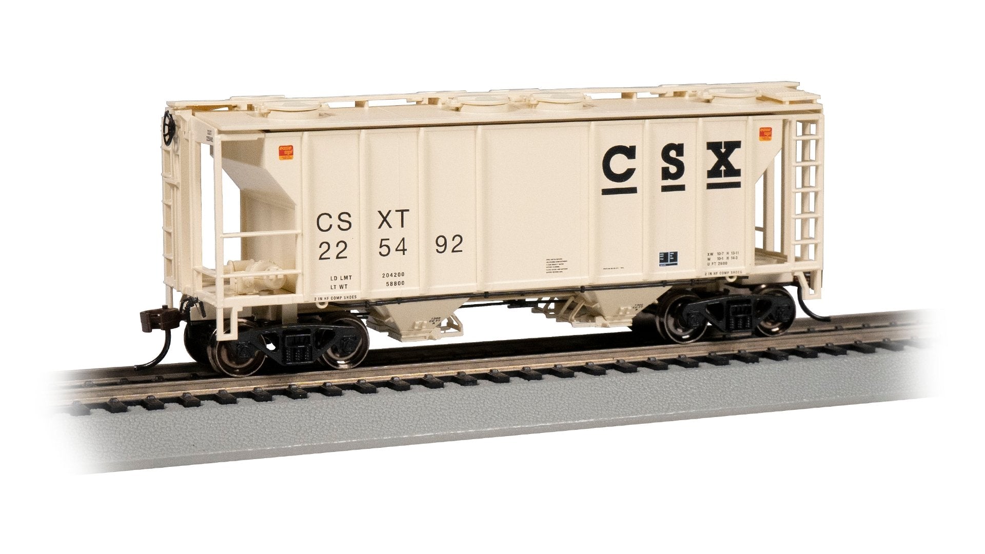 Bachmann CSX #225492 PS-2 Covered HopperHO Scale