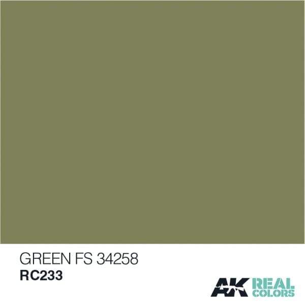 AK Interactive Real Colours Green FS 34258 10ml