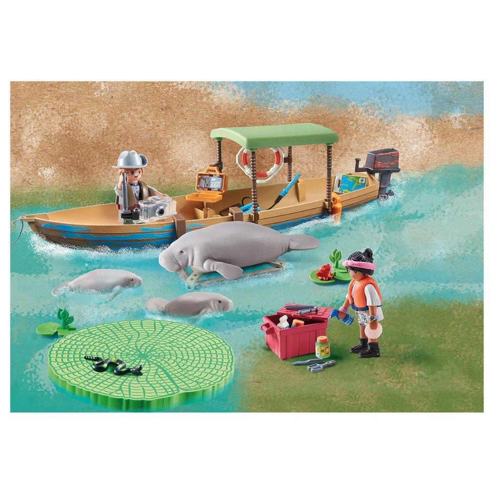 Playmobil Wiltopia Boat Trip to the Manatees