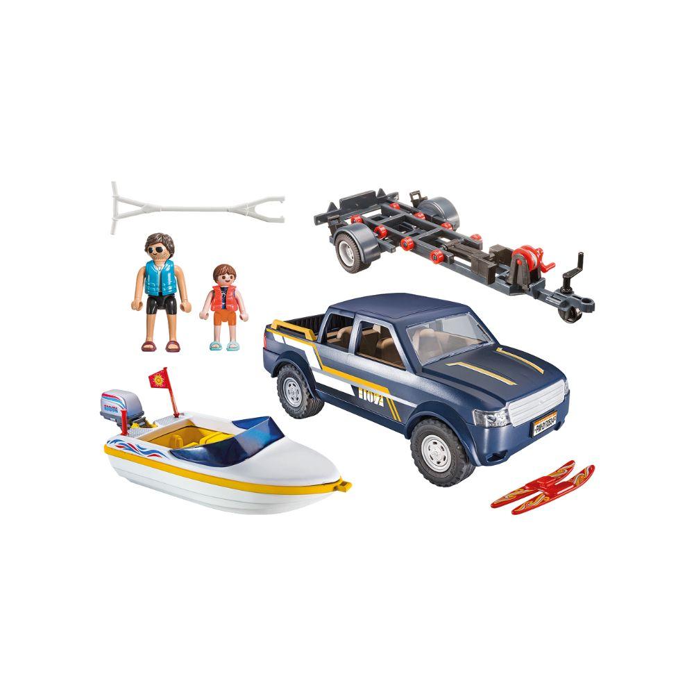 Playmobil Pick-Up with Speedboat