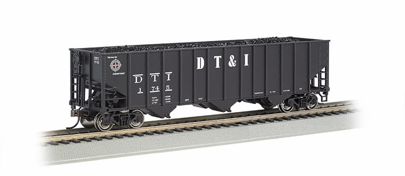 Bachmann Detroit Toledo & Ironton #1745Beth Stl 3-Bay 100T Hopper. HO