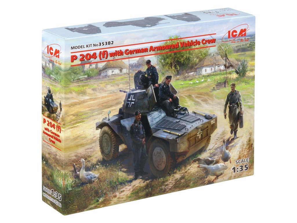 ICM 1:35 P 204(F)W/Ger. Armour Vehicle Crew