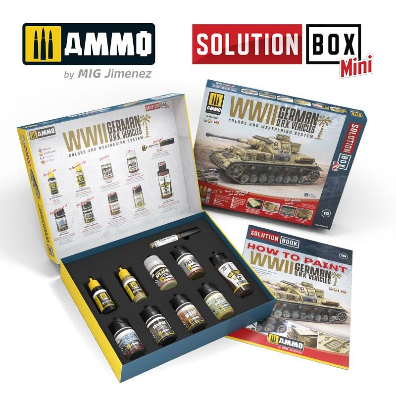 Ammo Solution Box Mini #19  WWII German-D.A.K. Vehicles