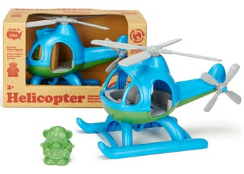 Green Toys Helicopter Blue