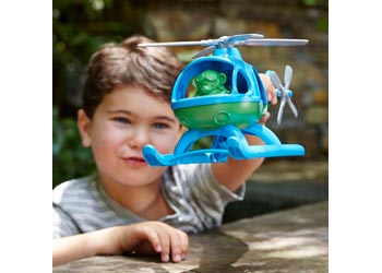 Green Toys Helicopter Blue