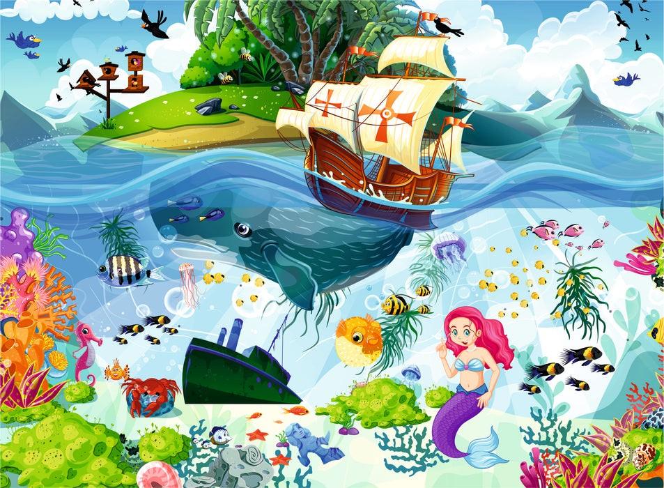 Mermaid Island 500 Pieces Jigsaw Puzzle