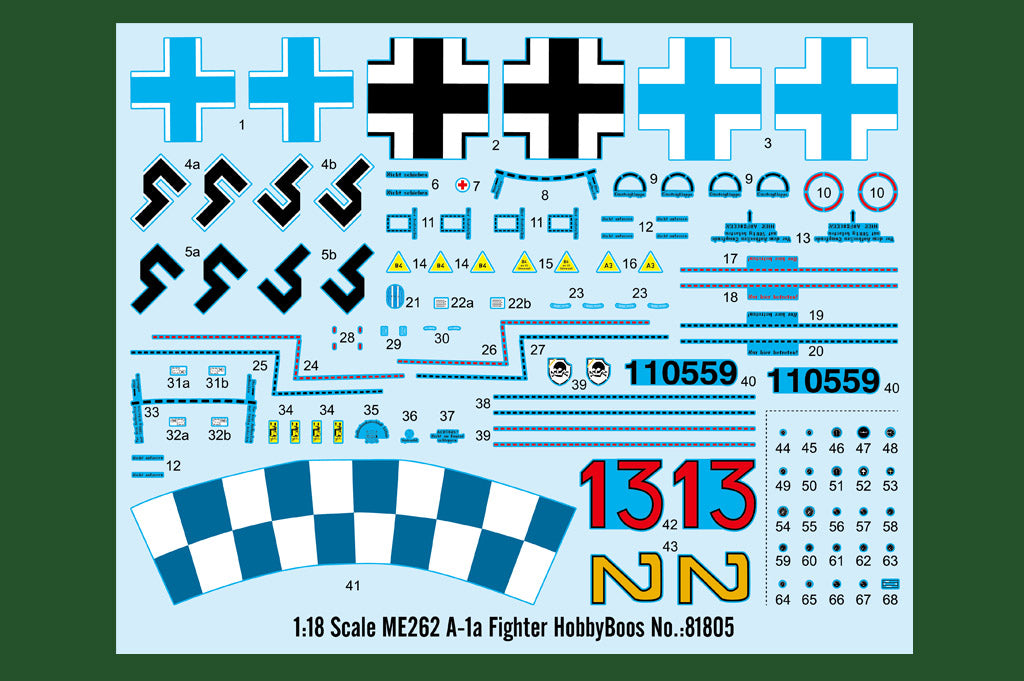 Hobbyboss 1:18 Me262 Fighter