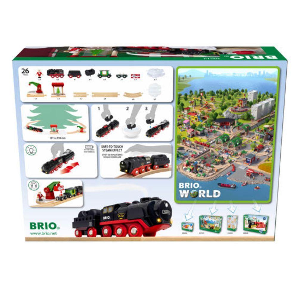 BRIO Christmas Steaming Train Set