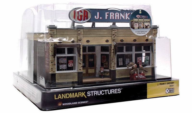 Woodland Scenics O J. Frank's Grocery (Lit) *