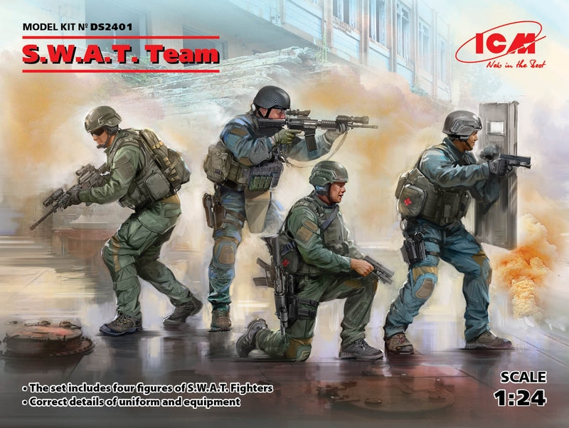 ICM 1:24 S.W.A.T. Team (4)