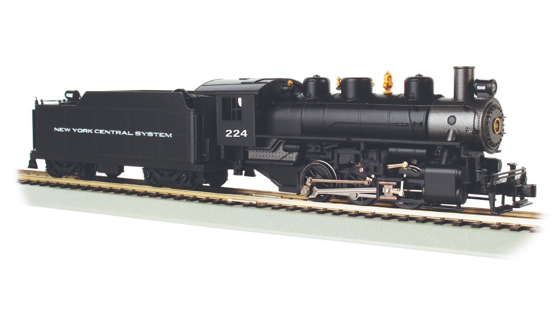 Bachmann New York Central #224, USRA 0-6-0 Loco w/Short Haul Tender HO