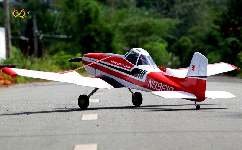 VQ Models Cessna 188 AgWagon 60-90 /EP US. Vers. Red/White 1920mm WS