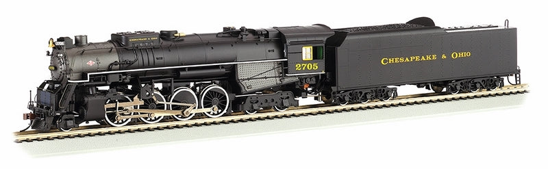 Bachmann Chesapeake & Ohio Kanawha #2705Berkshire 2-8-4 Loco w/DCC. HO