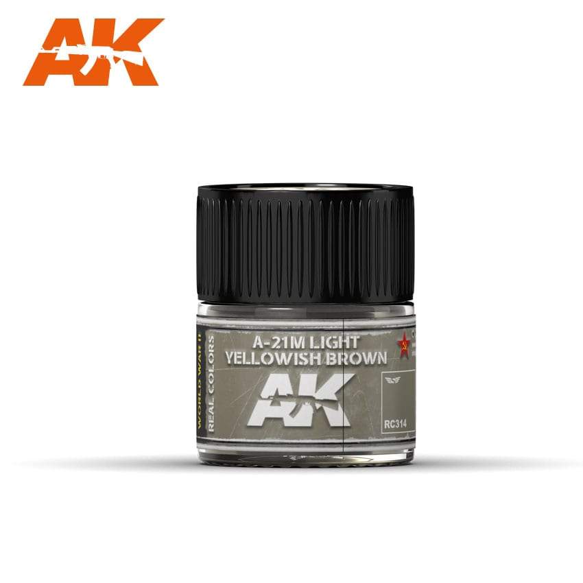 AK Interactive Real Colours A-21M LightYellowish Brown 10ml