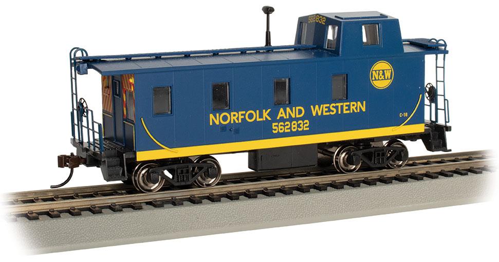 Bachmann, Streamlined Caboose w/Offset Cupola, N/Western #562832, HO