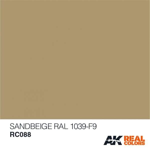 AK Interactive Real Colours Sandbeige RAL 1039 - F9   10ml