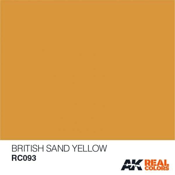 AK Interactive Real Colours British SandYellow 10ml