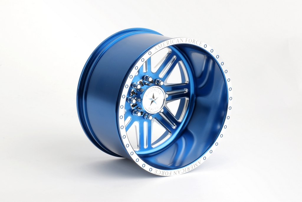 Cen Racing Forged Alloy CNC American Force Legend SS8 Wheel (-18,Blue)