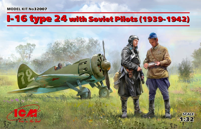 ICM 1:32 I-16 Type 24 W/Svt. Pilots(1939-42  *K