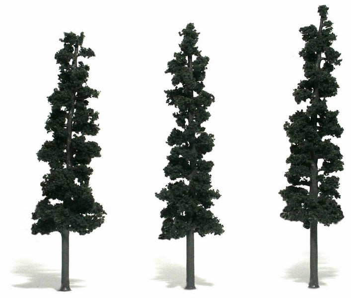 Woodland Scenics 7In - 8In Rm Real Pine3/Pk *