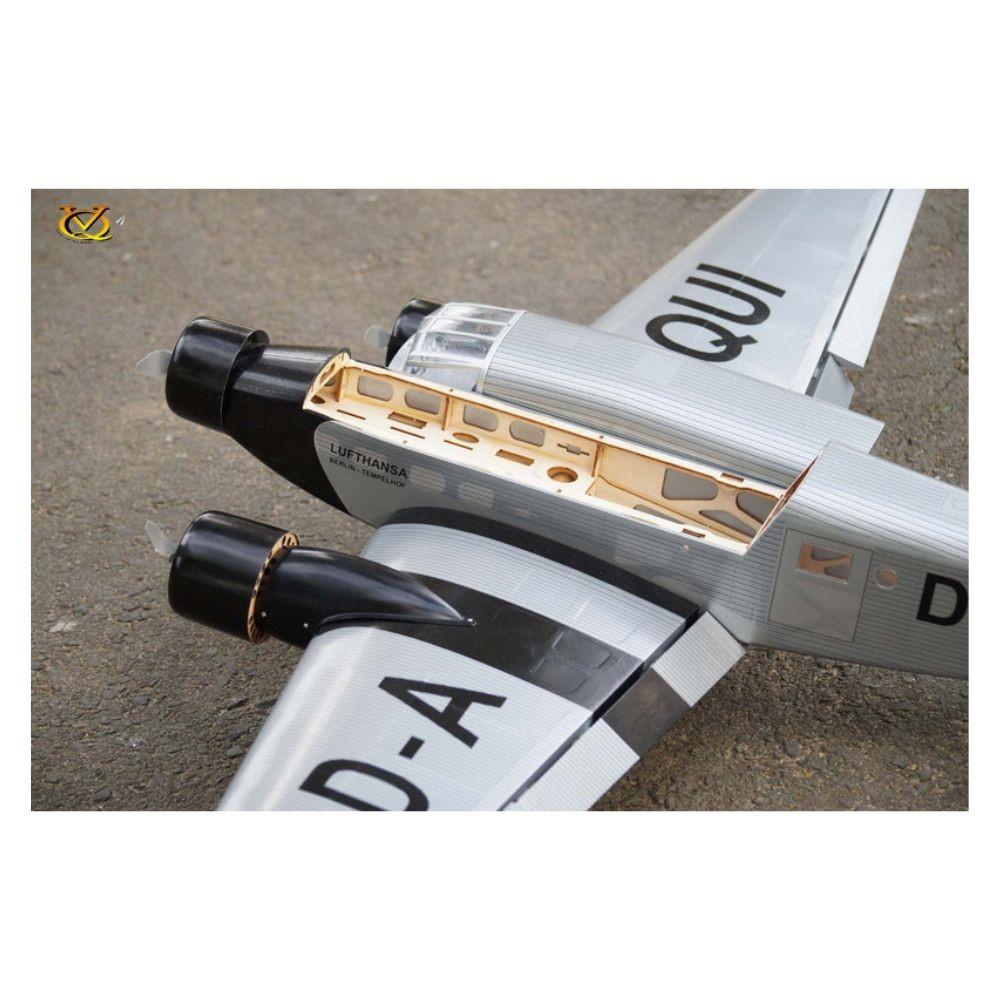 VQ Models Junkers Ju52 Trimotor EP 'Olympia' Vers.1630mm WS, 6Ch RC