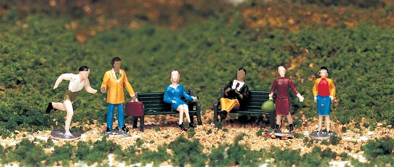 Bachmann People At Leisure, (6 pcs), HOScale