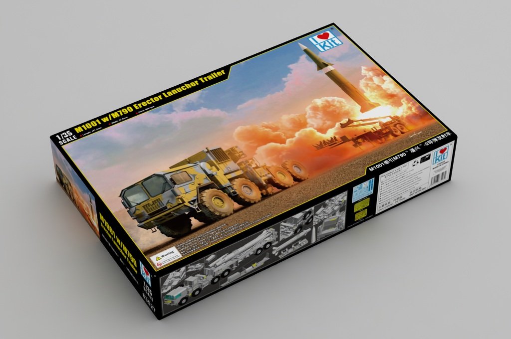 I Love Kit 1:35 M1001 w/M790 Erector Launcher Trailer