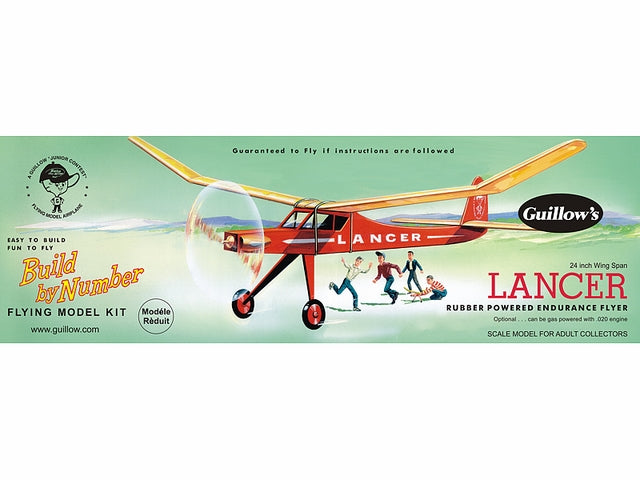 Guillows Lancer 609mm WS Balsa Model Kit