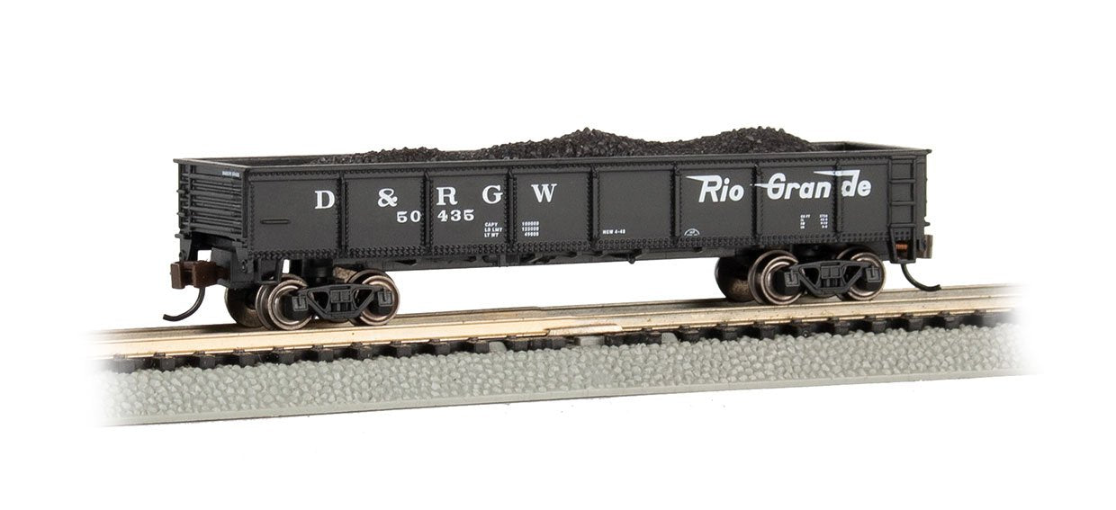 Bachmann Denver & Rio Grande Western #50435 40ft Gondola w/Load. N