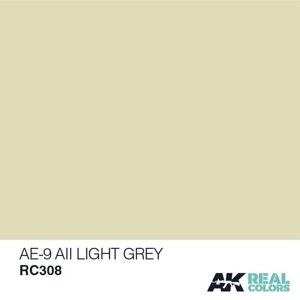 AK Interactive Real Colours Ae-9 / Aii Light Grey 10ml