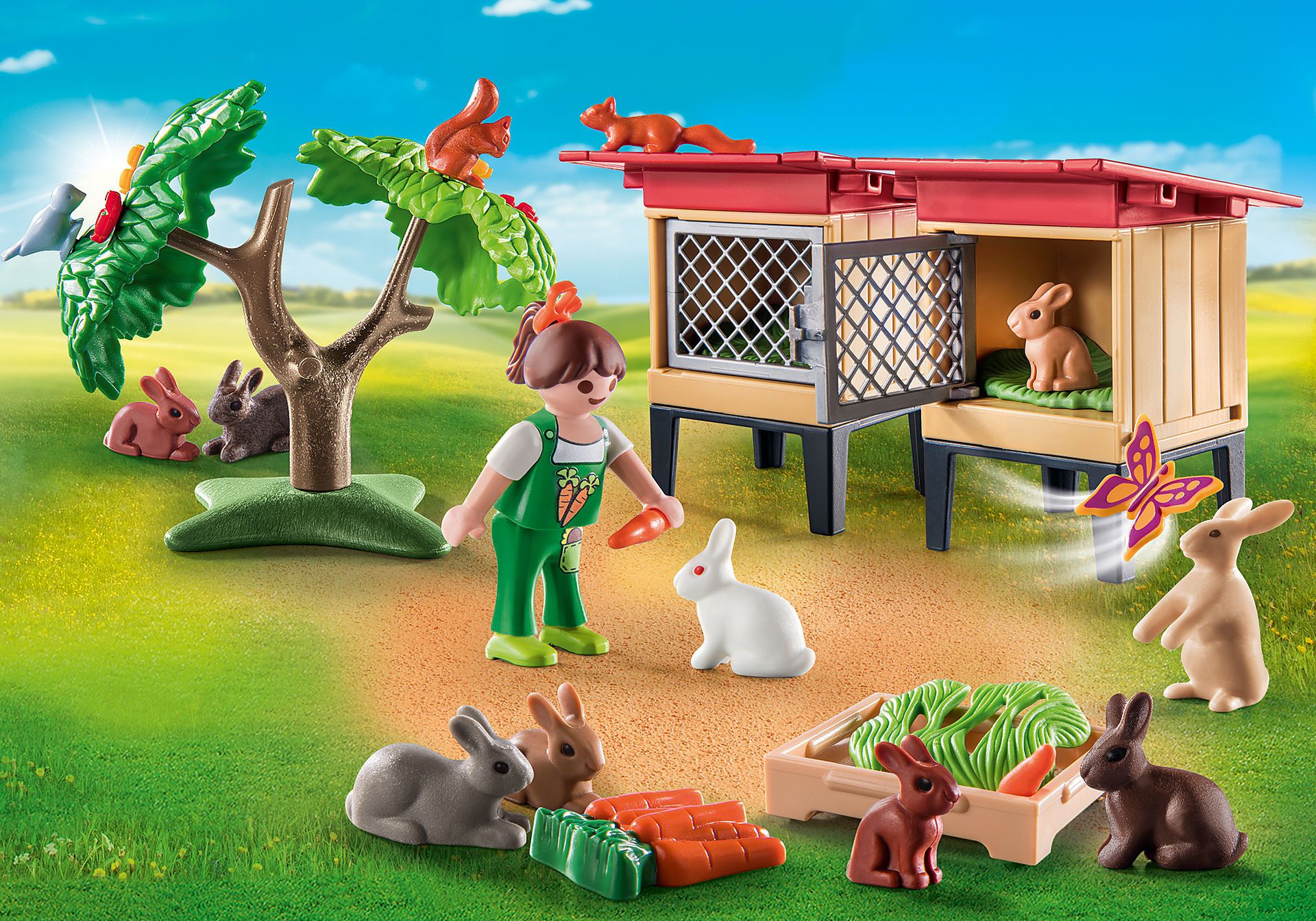 Playmobil Rabbit enclosure