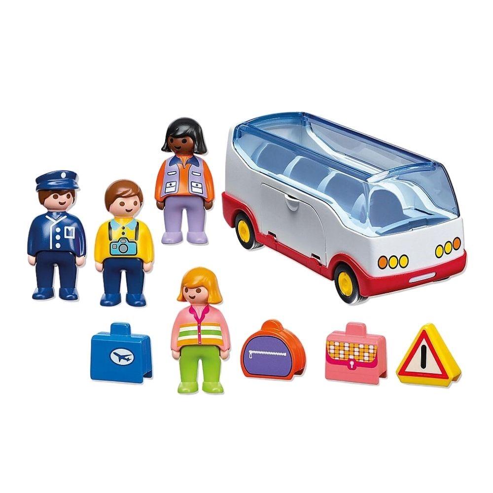 Playmobil 1.2.3 Airport Shuttle Bus