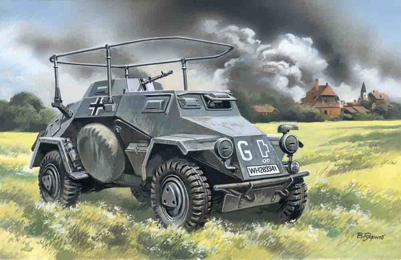 ICM 1:72 Sd.Kfz.223 German Radio Comm Vehicle