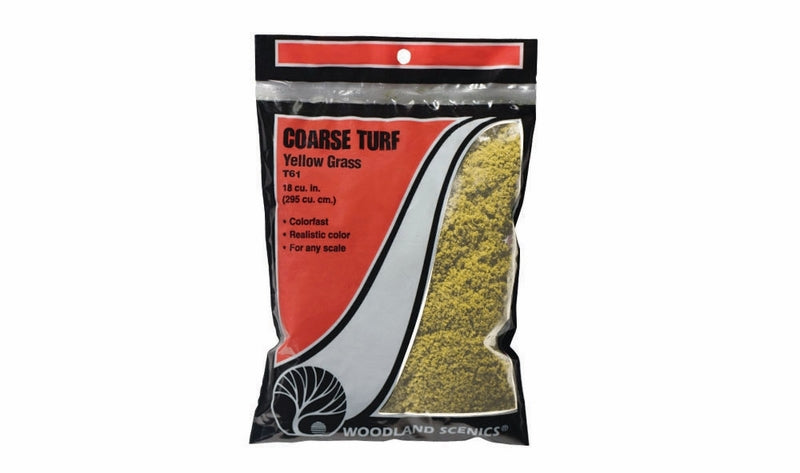 Woodland Scenics Yellow Grass Coarse Turf (Bag)