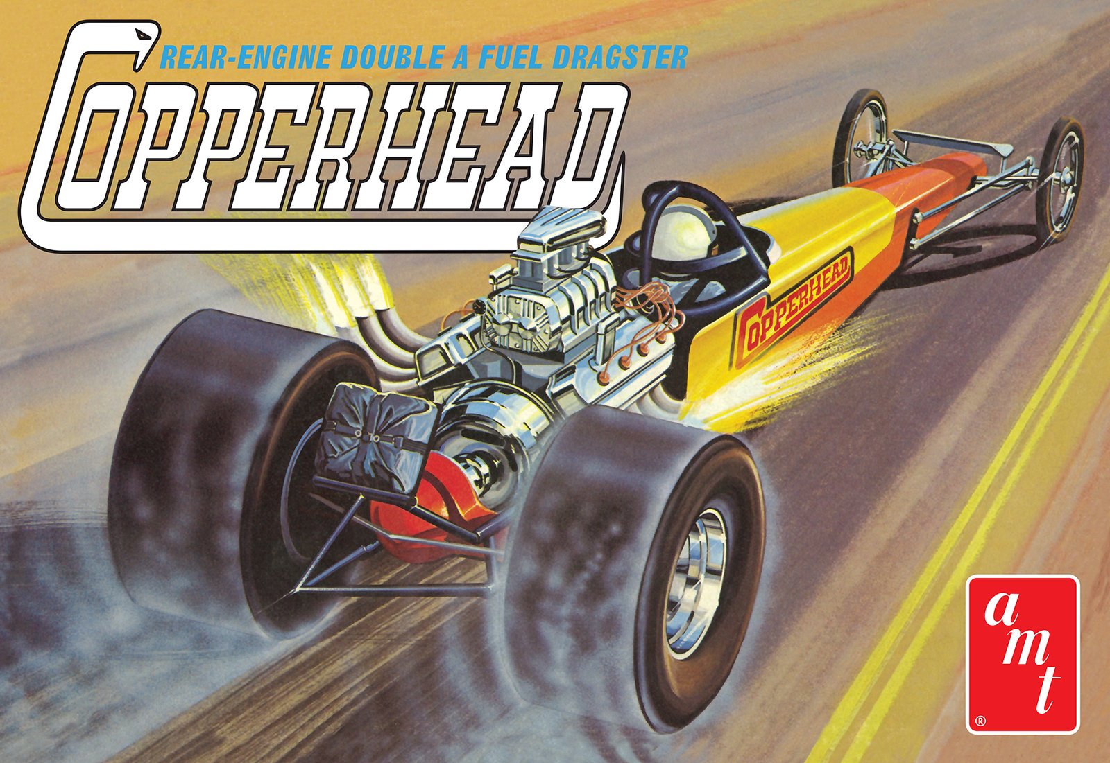 AMT 1:25 Copperhead Rear-Engine Dragster