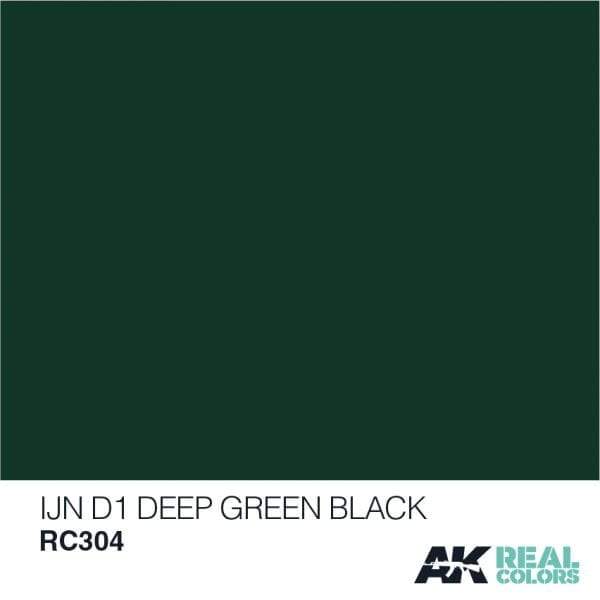 AK Interactive Real Colours Ijn D1 DeepGreen Black 10ml