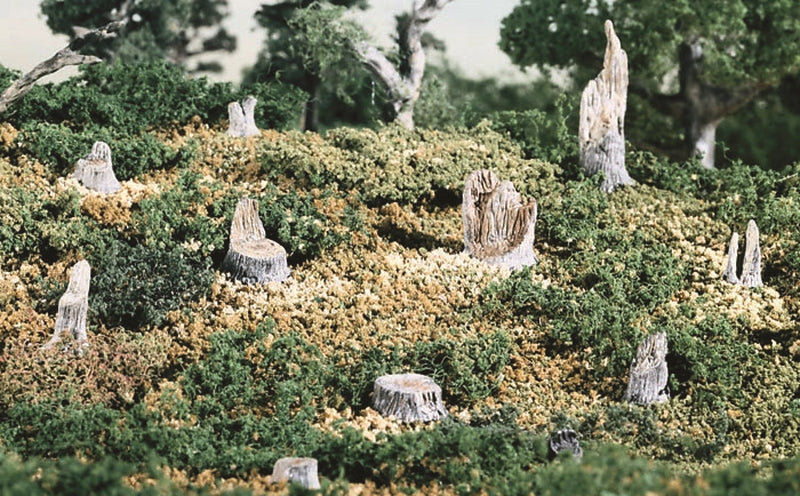 Woodland Scenics Broken Stumps 14/Pkg