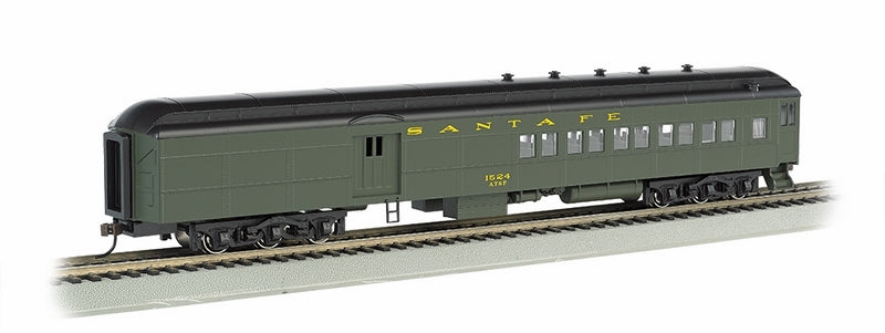 Bachmann Santa Fe #1524 2 Window Door, Pullman Green, 72ft Combine, HO