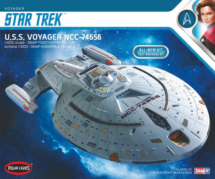 Polar Lights 1:1000 Star Trek U.S.S. Voyager (Snap) 2T