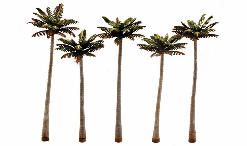 Woodland Scenics 4 3/4In - 5 1/4In Lg Palm Tree 5/Pk *