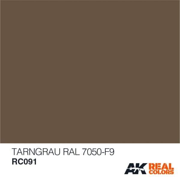 AK Interactive Real Colours Tarngrau RAL7050-F9  10ml