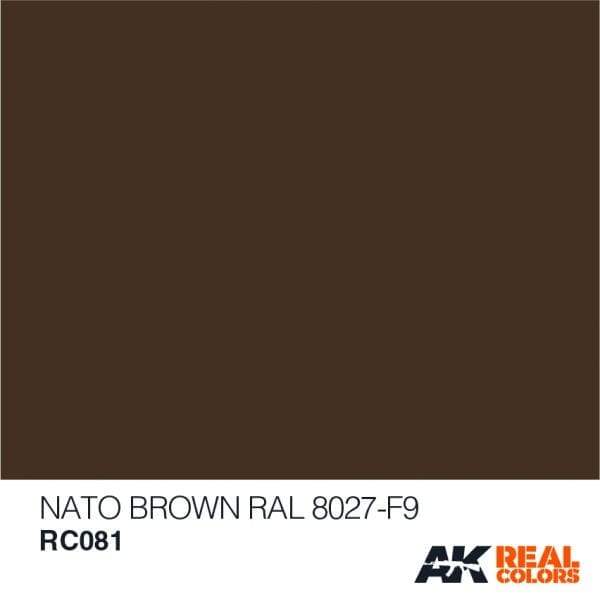 AK Interactive Real Colours Nato Brown RAL 8027 F9