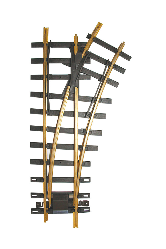 Bachmann 30 Degree 4ft Dia. Turnout Right, Brass Track, G Scale