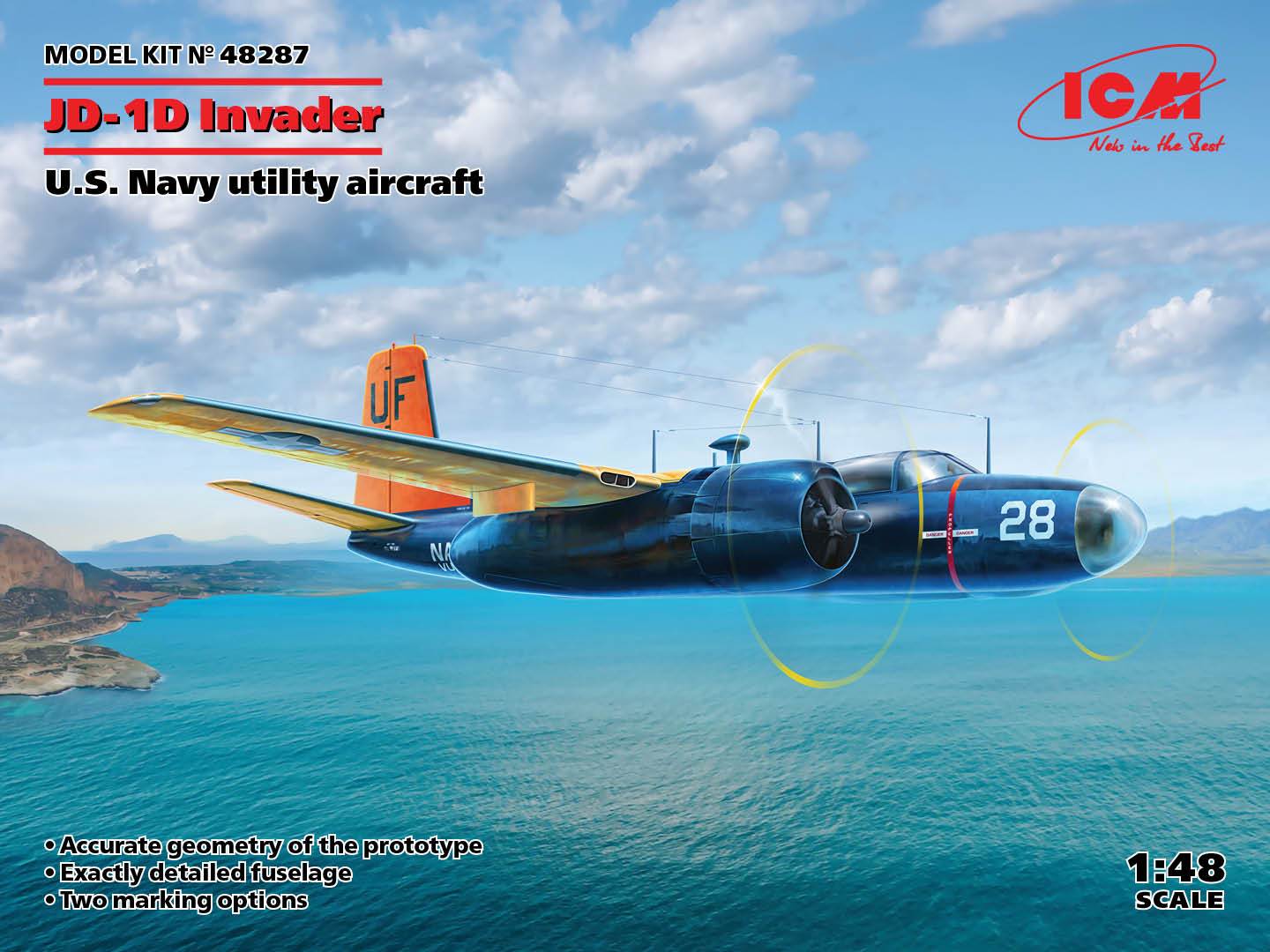 ICM 1:48 JD-1D Invader Jig Dog U.S. Navy