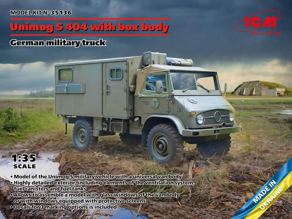 ICM 1:35 Unimog S 404