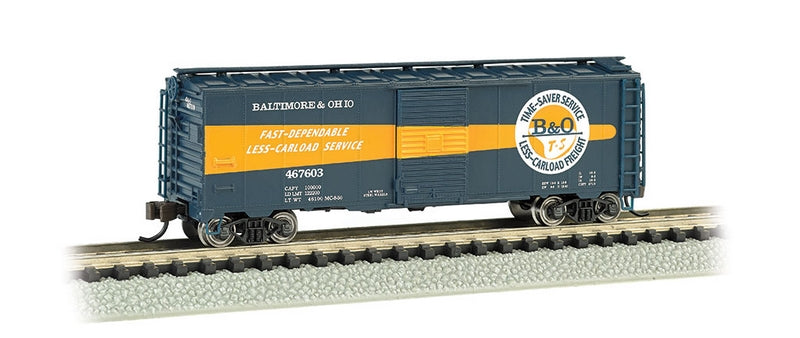 Bachmann Baltimore & Ohio Timesaver #467603 ARR 40ft Steel Boxcar. N