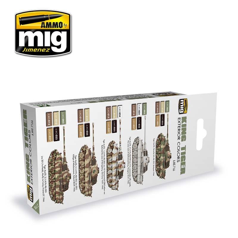 Ammo King Tiger Exterior Colour Set Vol2(Takom)