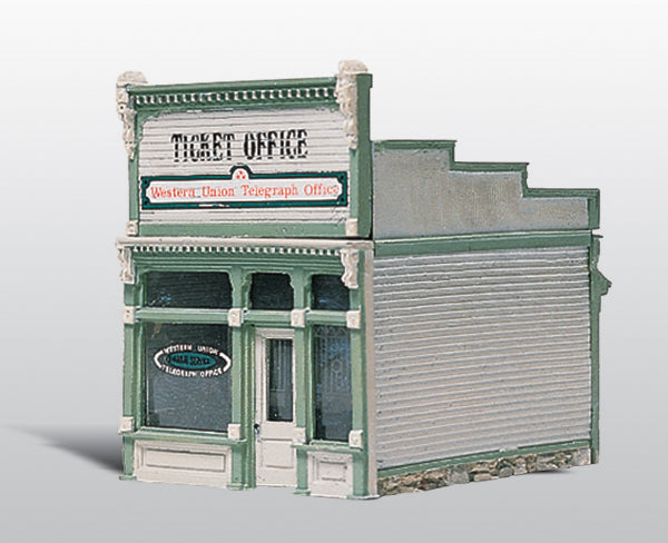 Woodland Scenics Ticket Office Sc Details, HO Scale